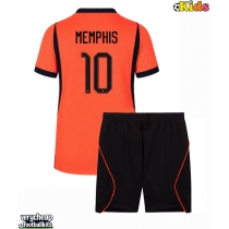 Netherlands Memphis Depay #10 Replica Home Minikit World Cup 2026 Short Sleeve (+ pants)